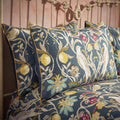 Navy - Front - EW by Edinburgh Weavers Songbird Traditional Floral Housewife Pillowcase (Pack of 2)
