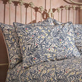 Navy - Front - EW by Edinburgh Weavers Malory Traditional Floral Housewife Pillowcase (Pack of 2)