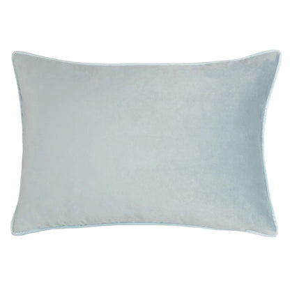 Blue - Back - Furn Arcticus Noel Embroidered Arctic Animals Cushion Cover