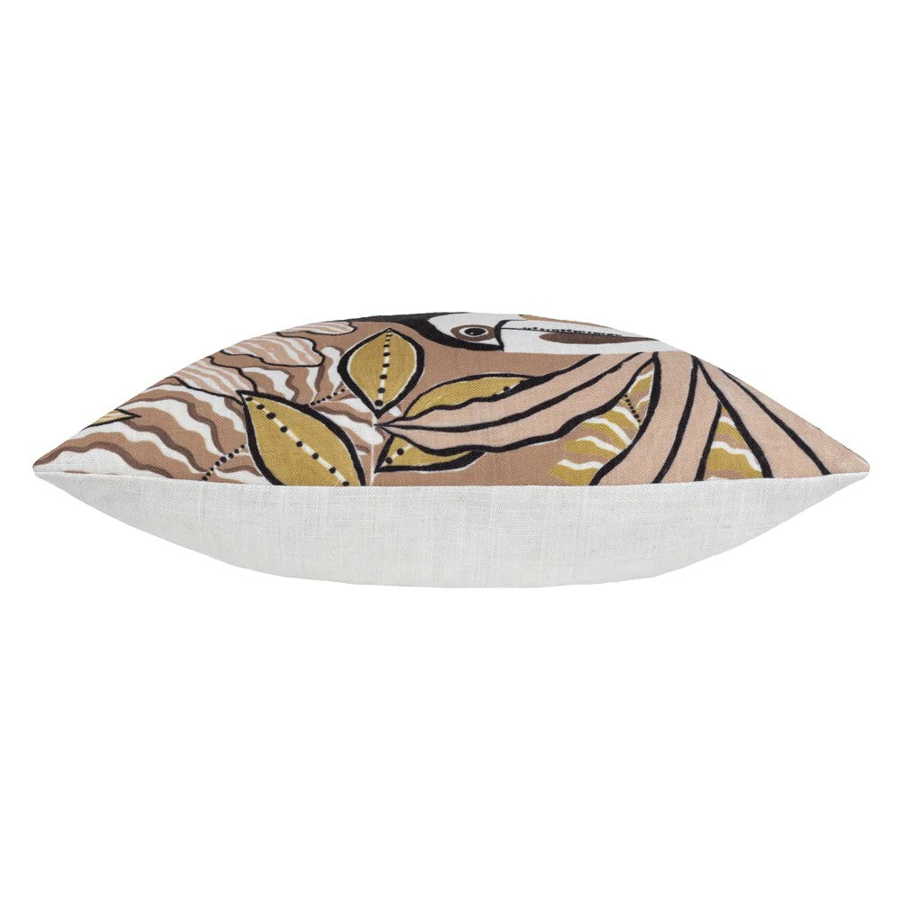 Natural - Side - Furn Tocorico Tropical Cushion Cover