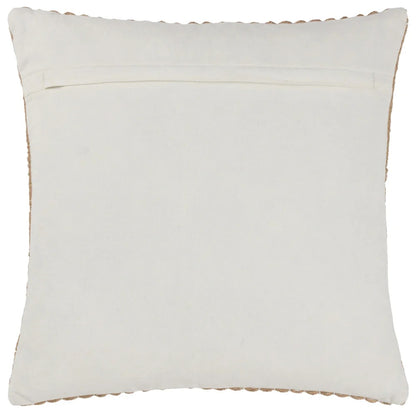Natural - Back - Yard Weaves Woven Striped Cushion Cover