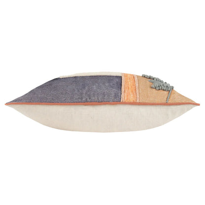 Multicoloured - Side - Furn Tulna Embroidered Cushion Cover