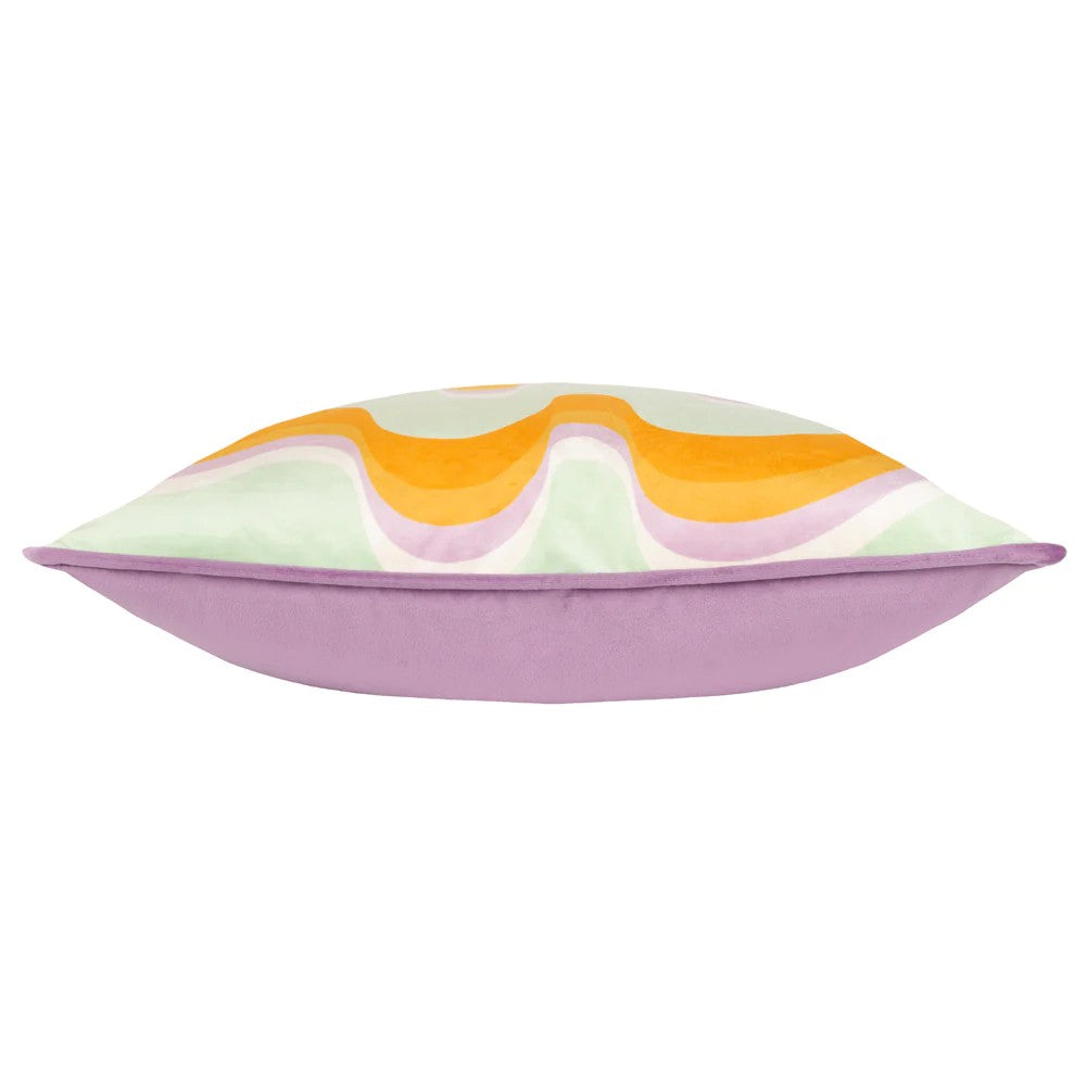 Multicoloured - Side - Furn Amelie Waves Cushion Cover