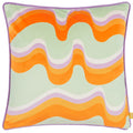 Multicoloured - Front - Furn Amelie Waves Cushion Cover