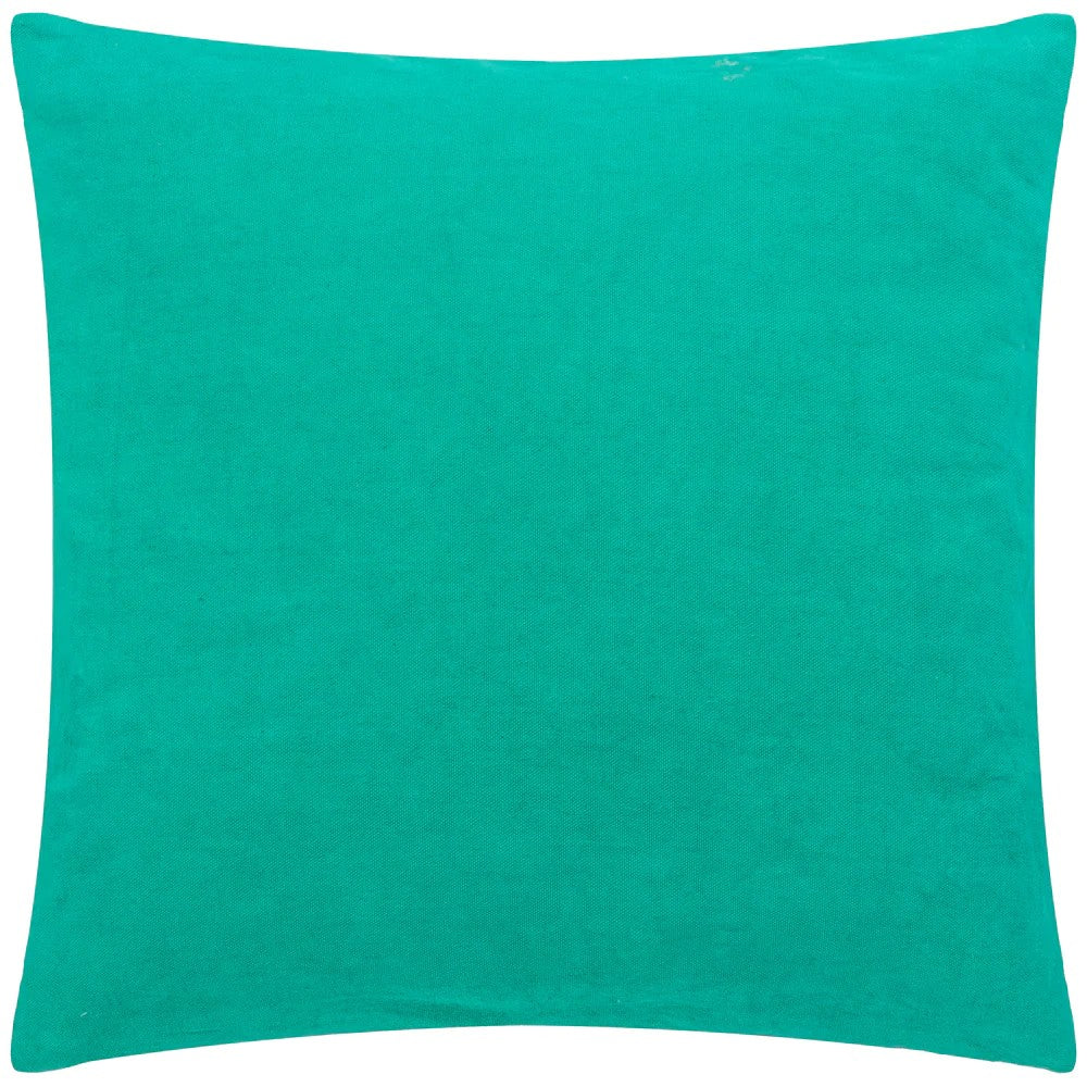 Turquoise-Purple - Back - Heya Home Archie Tufted Cushion Cover