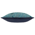 Petrol - Side - Wylder Abyss Chenille Jelly Fish Cushion Cover