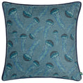 Petrol - Front - Wylder Abyss Chenille Jelly Fish Cushion Cover