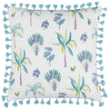 Lilac - Front - Furn Chamae Tassel Floral Cushion Cover