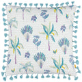 Lilac - Front - Furn Chamae Tassel Floral Cushion Cover