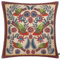 Navy-Red - Front - Wylder Akamba Tropical Parrot Cushion Cover