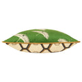 Green - Side - Furn Avalon Piping Detail Velvet Cushion Cover