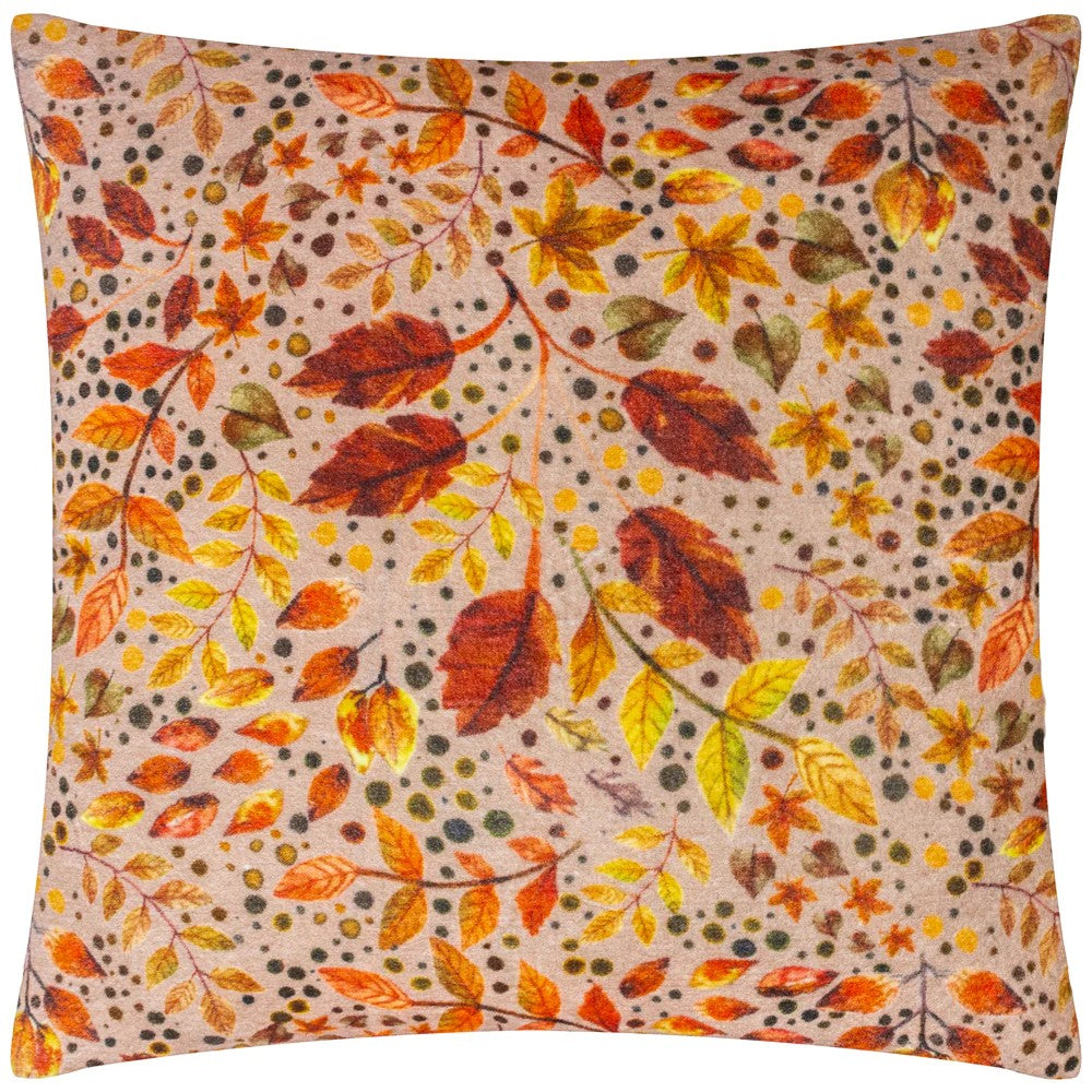 Rust - Front - Wylder Autumn Walk Cotton Cushion Cover