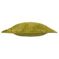 Moss - Side - Paoletti Palmeria Velvet Quilted Cushion Cover
