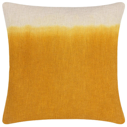 Ochre - Front - Furn Mizu Dip Dye Square Cushion Cover