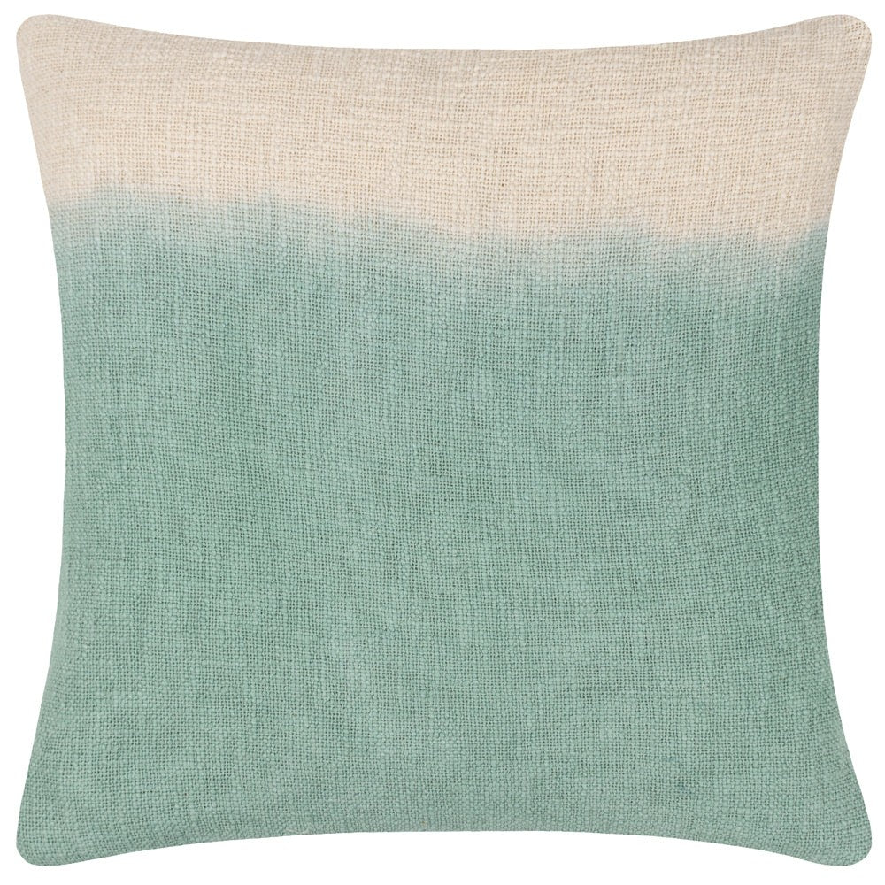 Eucalyptus - Front - Furn Mizu Dip Dye Square Cushion Cover