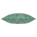 Emerald - Back - Paoletti Gatsby Piping Detail Jacquard Cushion Cover