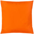 Orange - Front - Furn Plain Outdoor Cushion Cover