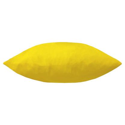 Yellow - Back - Furn Plain Outdoor Cushion Cover