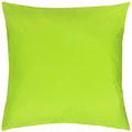 Lime - Front - Furn Plain Outdoor Cushion Cover