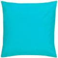 Aqua - Front - Furn Plain Outdoor Cushion Cover