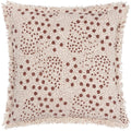 Pecan - Front - Yard Hara Woven Fringe Cushion Cover