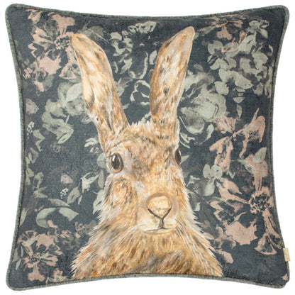 Navy - Front - Evans Lichfield Avebury Hare Cushion Cover