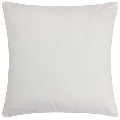 Green-Multicoloured - Back - Furn Anjo Geometric Crewel Cushion Cover