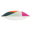 Natural-Multicoloured - Side - Furn Anjo Geometric Crewel Cushion Cover