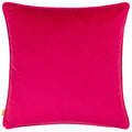 Black-Pink - Back - Furn Inked You Rock Piping Detail Velvet Cushion Cover