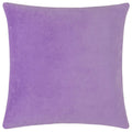 Lilac-Coral - Back - Paoletti Mentera Velvet Floral Cushion Cover