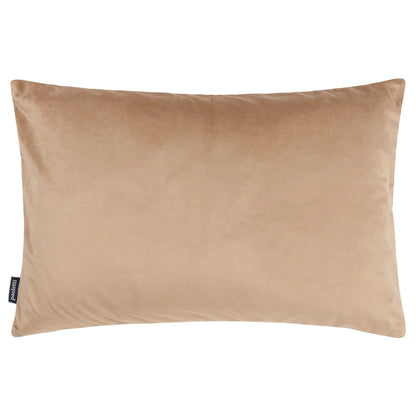 Warm Taupe - Back - Paoletti Lexington Jacquard Velvet Cushion Cover