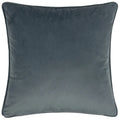 Petrol-Mink - Back - Evans Lichfield Chatsworth Topiary Piped Cushion Cover
