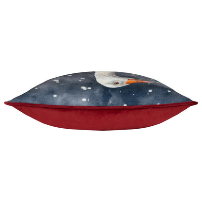 Navy - Side - Evans Lichfield Goose Christmas Cushion Cover