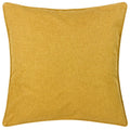 Mustard - Front - Furn Dawn Piping Detail Textured Cushion Cover