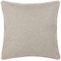 Grey - Front - Furn Dawn Piping Detail Textured Cushion Cover