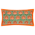 Peridot-Orange - Front - Paoletti Casa Embroidered Cushion Cover