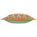 Peridot-Orange - Side - Paoletti Casa Embroidered Cushion Cover