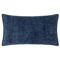Navy - Front - Evans Lichfield Buxton Reversible Rectangular Cushion Cover