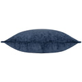 Navy - Back - Evans Lichfield Buxton Reversible Rectangular Cushion Cover