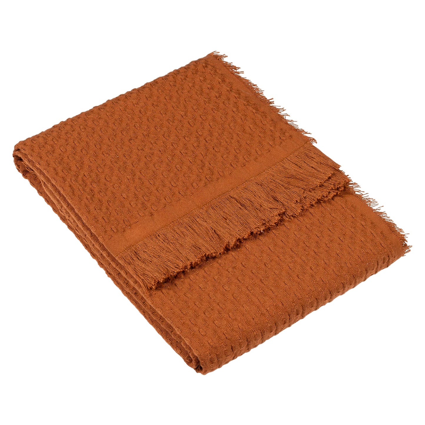 Pecan - Front - Yard Abel Waffle Throw