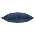 Navy - Back - Evans Lichfield Buxton Reversible Square Cushion Cover