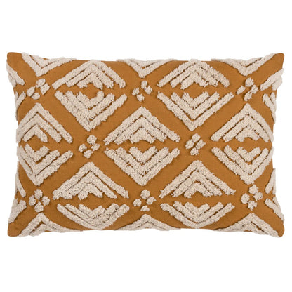 Gold - Front - Yard Taya Tufted Cushion Cover