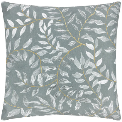 Green - Back - Evans Lichfield Vinea Floral Outdoor Cushion Cover