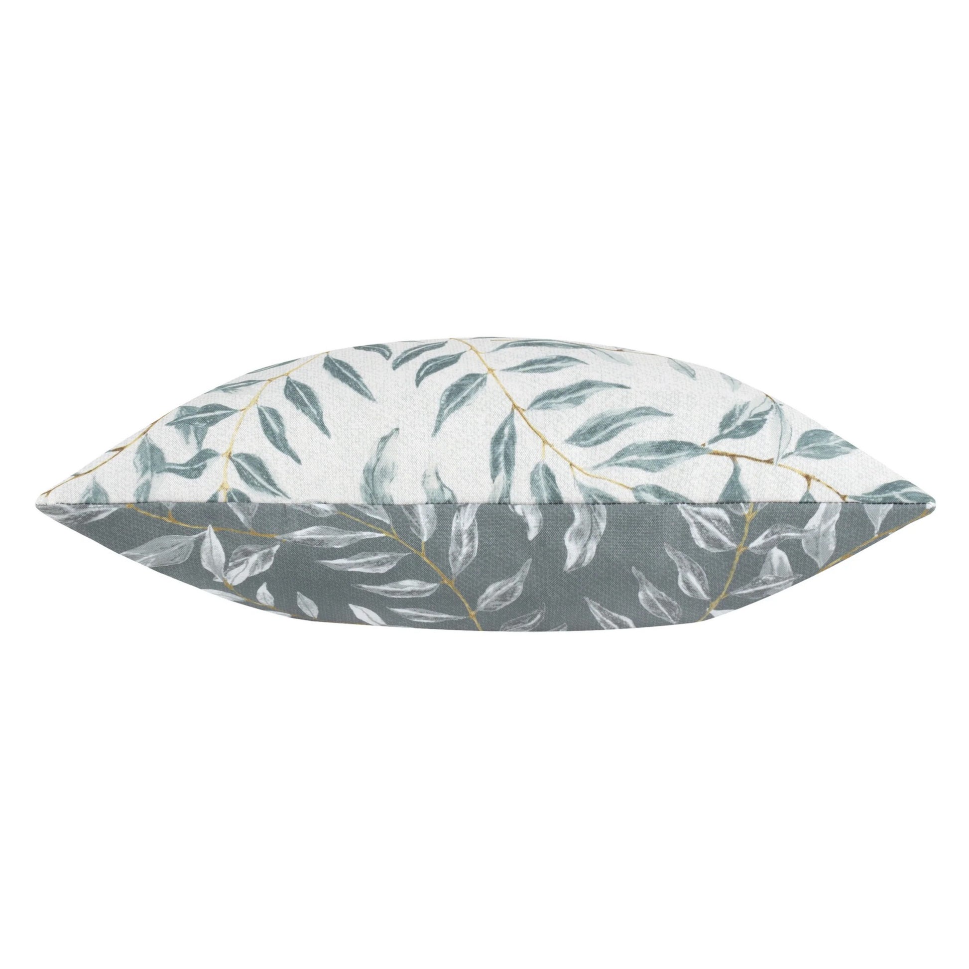 Green - Side - Evans Lichfield Vinea Floral Outdoor Cushion Cover