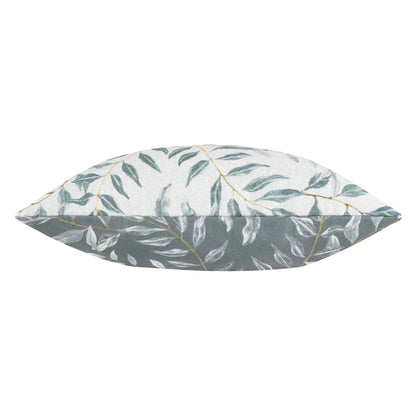 Green - Side - Evans Lichfield Vinea Floral Outdoor Cushion Cover