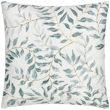 Green - Front - Evans Lichfield Vinea Floral Outdoor Cushion Cover