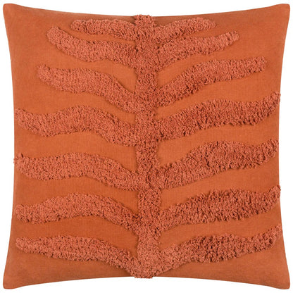 Rust - Front - Furn Dakota Tufted Cushion Cover