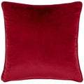 Teal - Back - Evans Lichfield Piping Detail Hare Christmas Cushion Cover