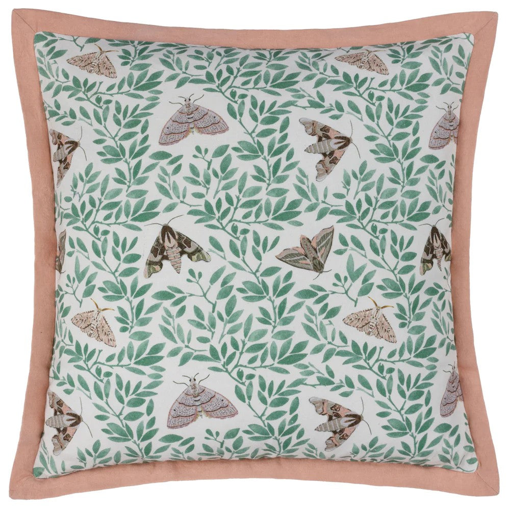 Pale Pink - Front - Wylder Moth Cushion Cover