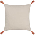 Natural-Brick - Back - Furn Aquene Tassel Tufted Cushion Cover